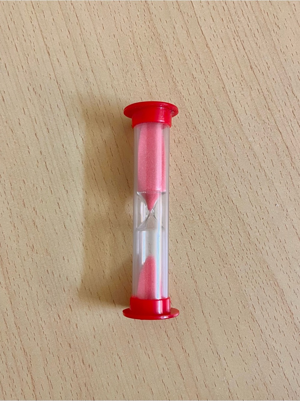 Red Sand Hourglass Timer - 3 Minutes